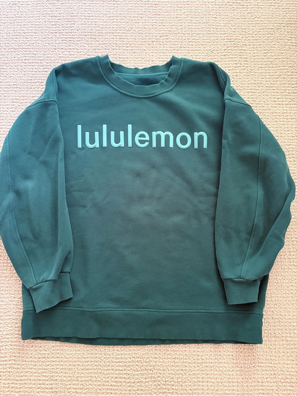 lululemon women’s Crewneck Sweatshirt in Teal Green